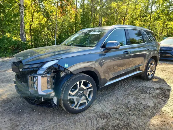 KM8R2DGE7PU577813 — 2023 Hyundai Palisade, Передняя часть (Front End), фото до ремонта