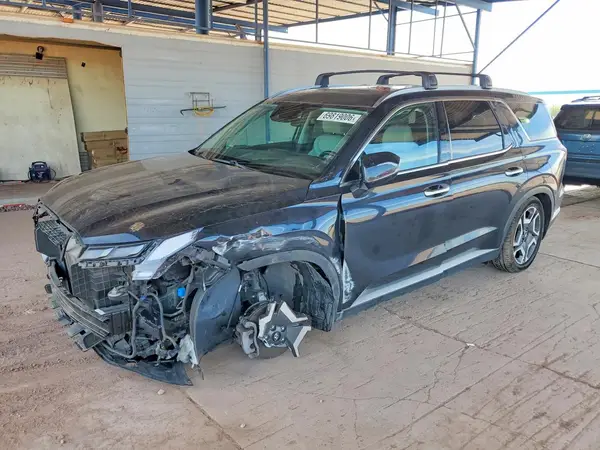 KM8R44GE9PU638394 — 2023 Hyundai Palisade, Передняя часть (Front End), фото до ремонта