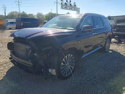 KM8R7DGEXPU635172 — 2023 Hyundai Palisade, Передняя часть (Front End), фото до ремонта