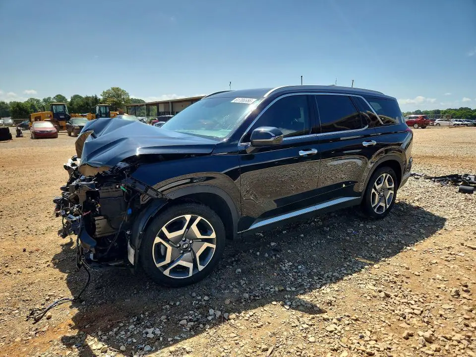 KM8R44GE5RU769700 Hyundai Palisade 2024 — повреждение Передняя часть, фото до ремонта