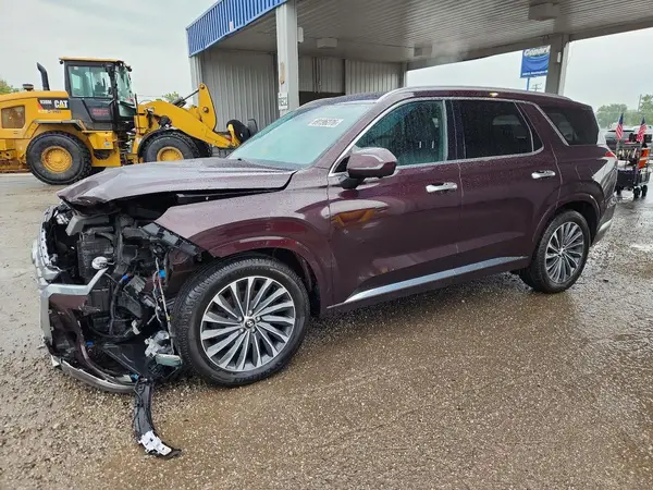 KM8R7DGE8RU683014 — 2024 Hyundai Palisade, Передняя часть (Front End), фото до ремонта