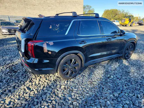 2024 Hyundai Palisade Xrt VIN KM8R3DGE9RU732846 фото 3