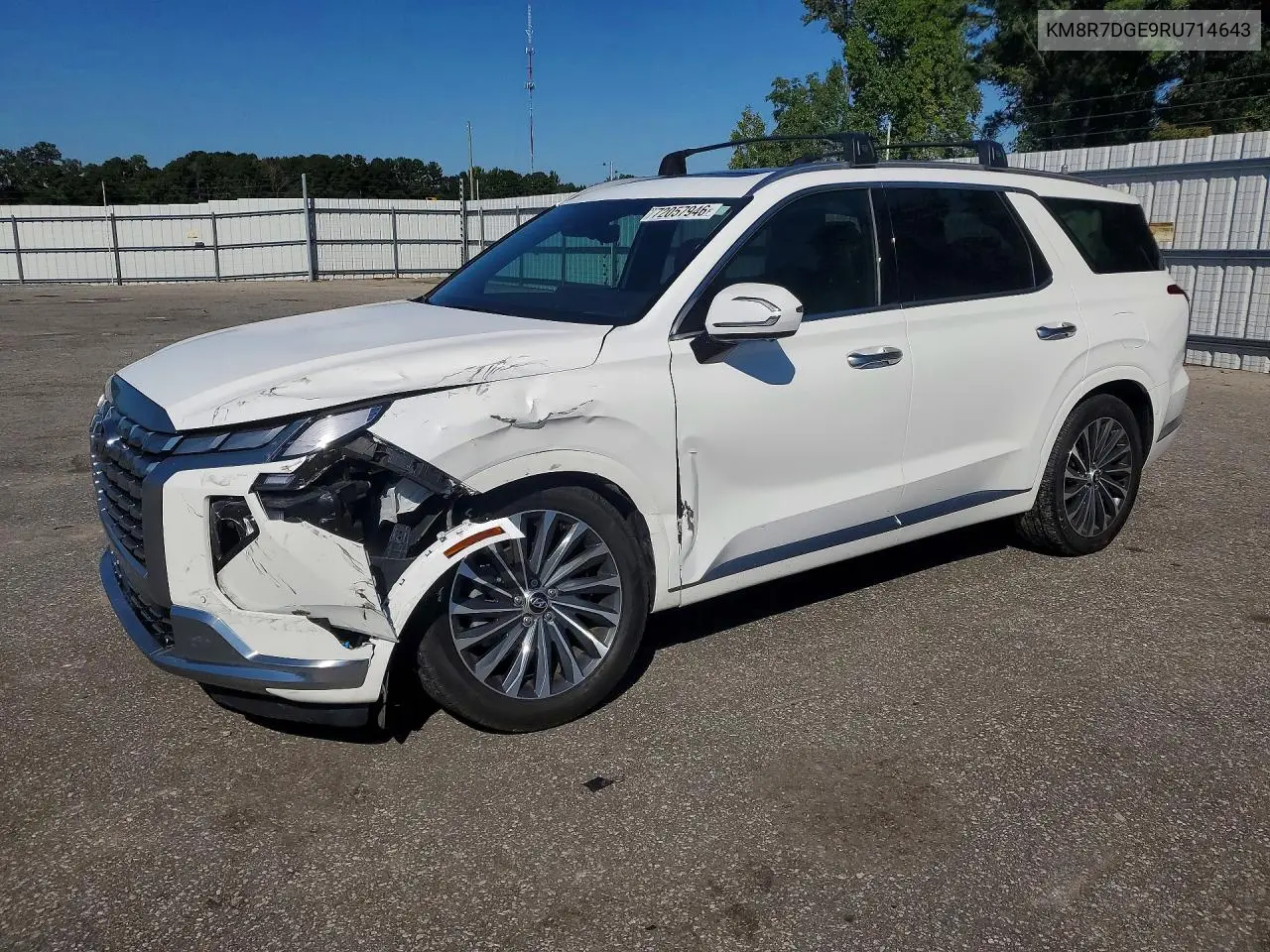 2024 Hyundai Palisade Calligraphy VIN KM8R7DGE9RU714643 фото 1