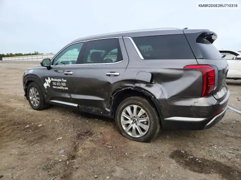 2024 Hyundai Palisade Sel VIN KM8R2DGE2RU710318 фото 2