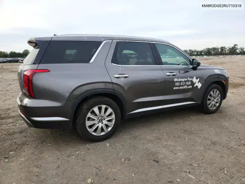2024 Hyundai Palisade Sel VIN KM8R2DGE2RU710318 фото 3
