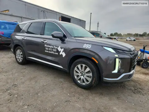 2024 Hyundai Palisade Sel VIN KM8R2DGE2RU710318 фото 4