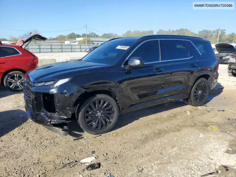 KM8R7DGE0RU720086 — 2024 Hyundai Palisade, Передняя часть, фото до ремонта