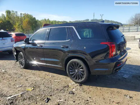 2024 Hyundai Palisade Calligraphy Night Edition VIN KM8R7DGE0RU720086 фото 2