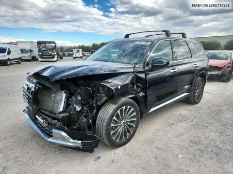KM8R7DGE3RU714878 — 2024 Hyundai Palisade, Передняя часть, фото до ремонта