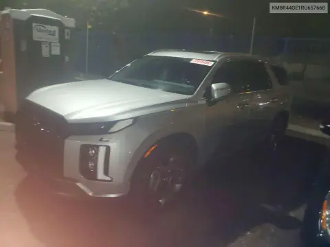 KM8R44GE1RU657668 — 2024 Hyundai Palisade, Задняя часть, фото до ремонта