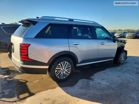 2026 Hyundai Palisade Sel VIN KM8RL5S25TU106981 фото 3