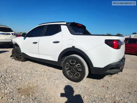 2022 Hyundai Santa Cruz Sel VIN 5NTJC4AE1NH018113 фото 2