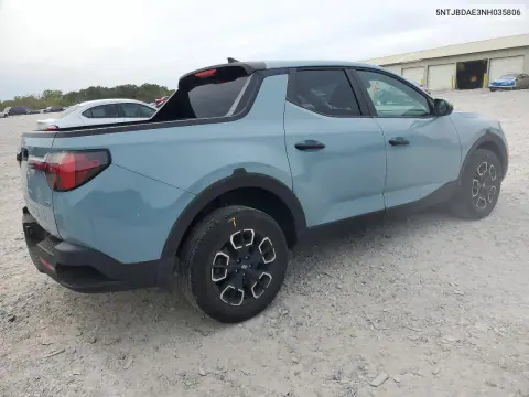 2022 Hyundai Santa Cruz Sel VIN 5NTJBDAE3NH035806 фото 3