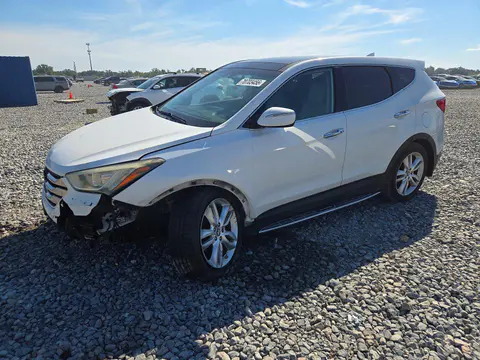 5XYZW3LA1DG070327 — 2013 Hyundai Santa FE Sport, Передняя часть (Front End), фото до ремонта