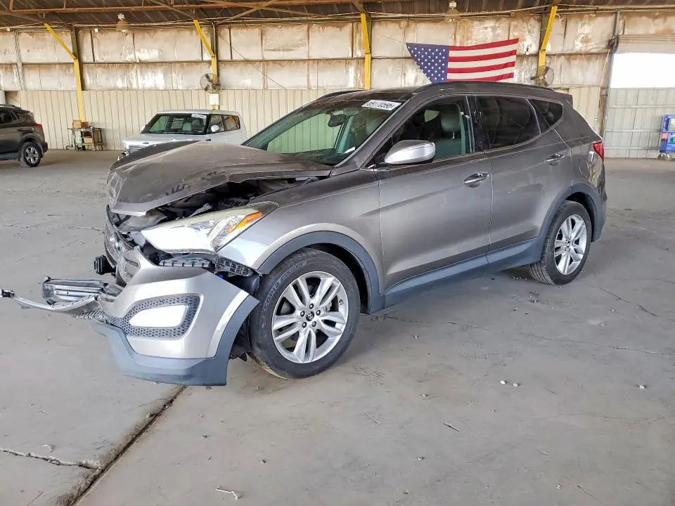 5XYZW3LA8EG146420 Hyundai Santa FE Sport 2014 — повреждение Передняя часть, фото до ремонта
