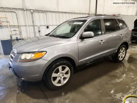 5NMSH13E97H018909 — 2007 Hyundai Santa FE, Передняя часть, фото до ремонта