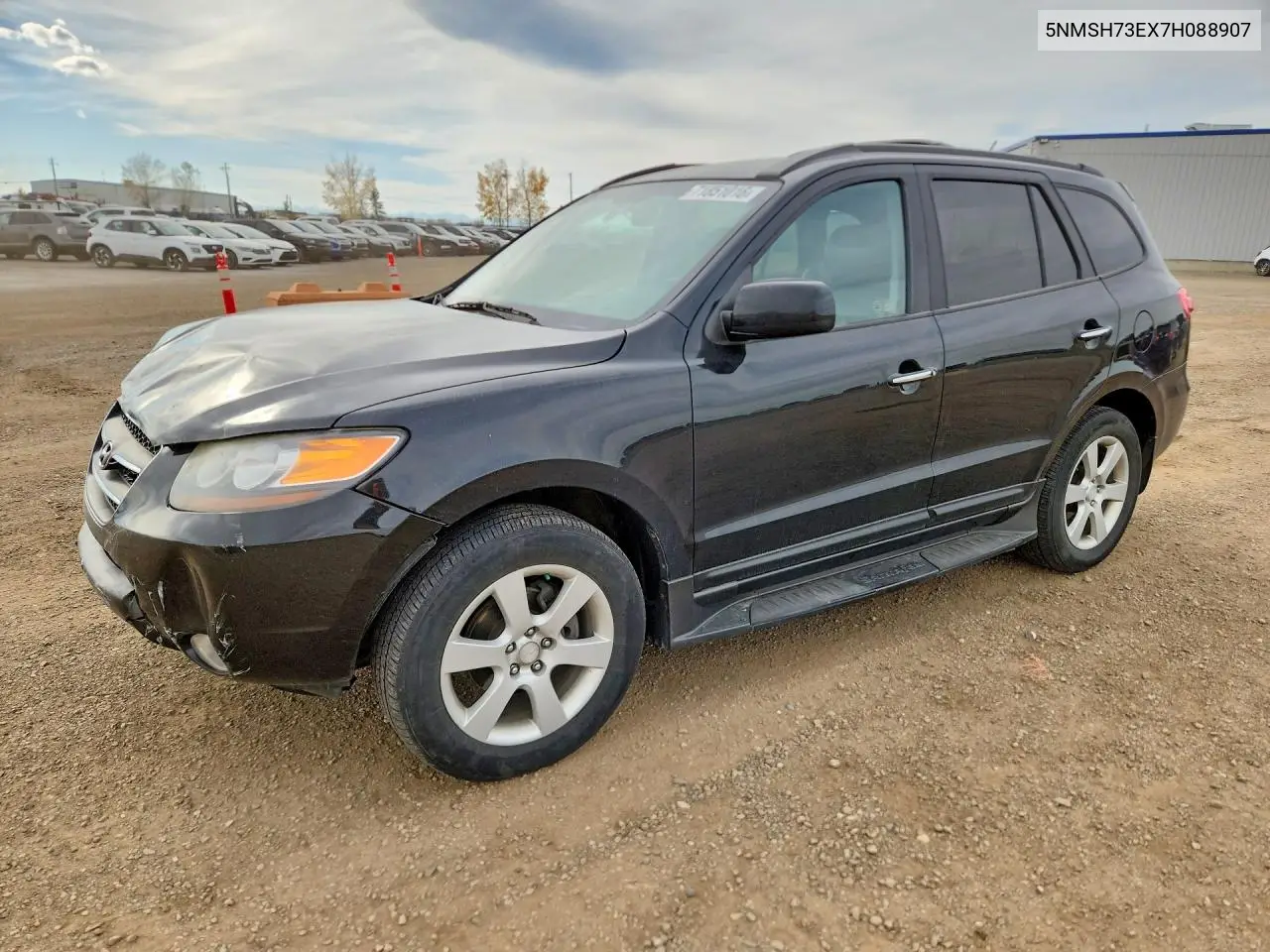 5NMSH73EX7H088907 Hyundai Santa FE 2007 — повреждение Передняя часть, фото до ремонта