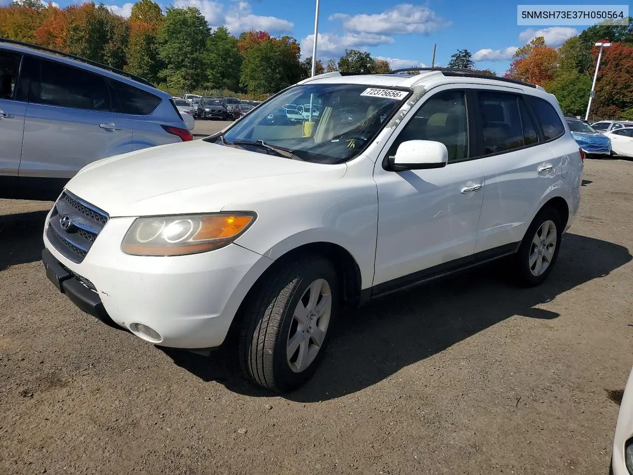 2007 Hyundai Santa Fe Se VIN 5NMSH73E37H050564 фото 1