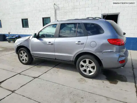 5NMSH73E87H124531 — 2007 Hyundai Santa FE, фото 2 с аукциона Copart, Передняя часть