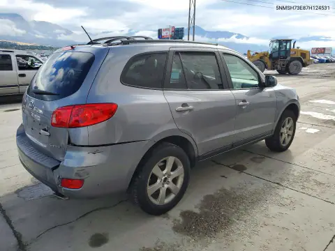 5NMSH73E87H124531 — 2007 Hyundai Santa FE, фото 3 с аукциона Copart, Передняя часть