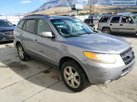 5NMSH73E87H124531 — 2007 Hyundai Santa FE, фото 4 с аукциона Copart, Передняя часть