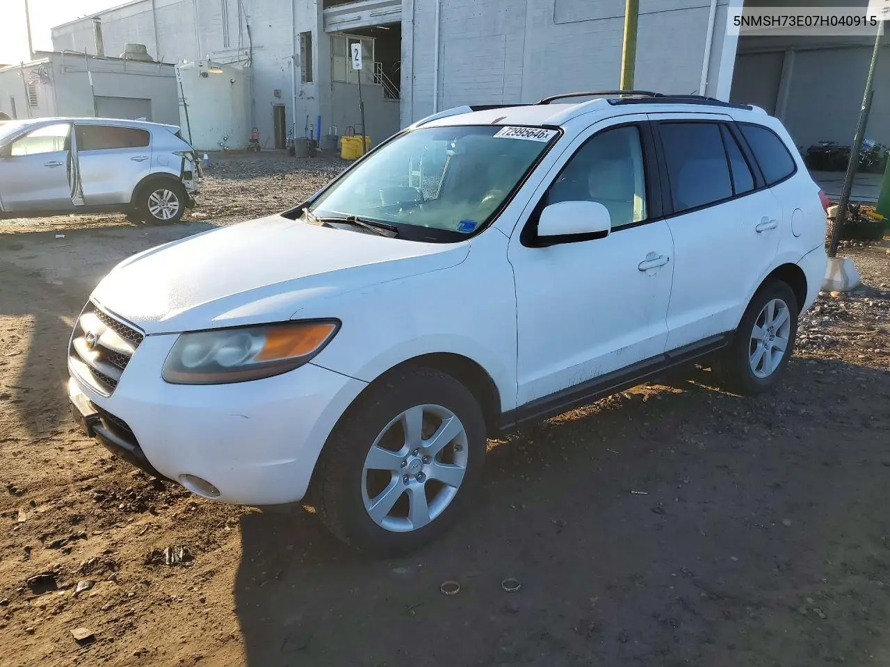 2007 Hyundai Santa Fe Se VIN 5NMSH73E07H040915 фото 1