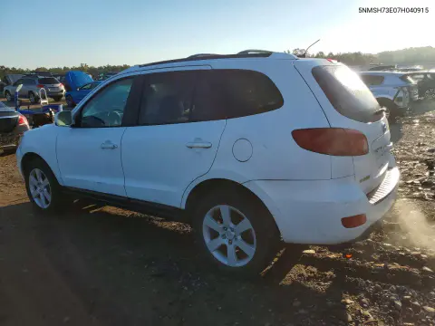2007 Hyundai Santa Fe Se VIN 5NMSH73E07H040915 фото 2