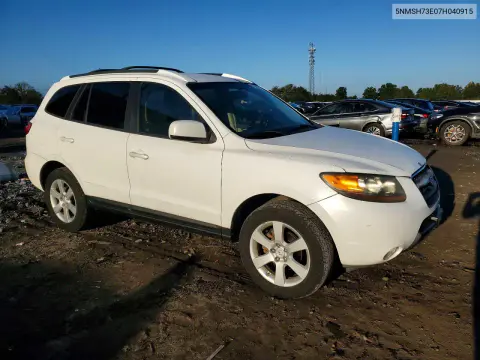 2007 Hyundai Santa Fe Se VIN 5NMSH73E07H040915 фото 4