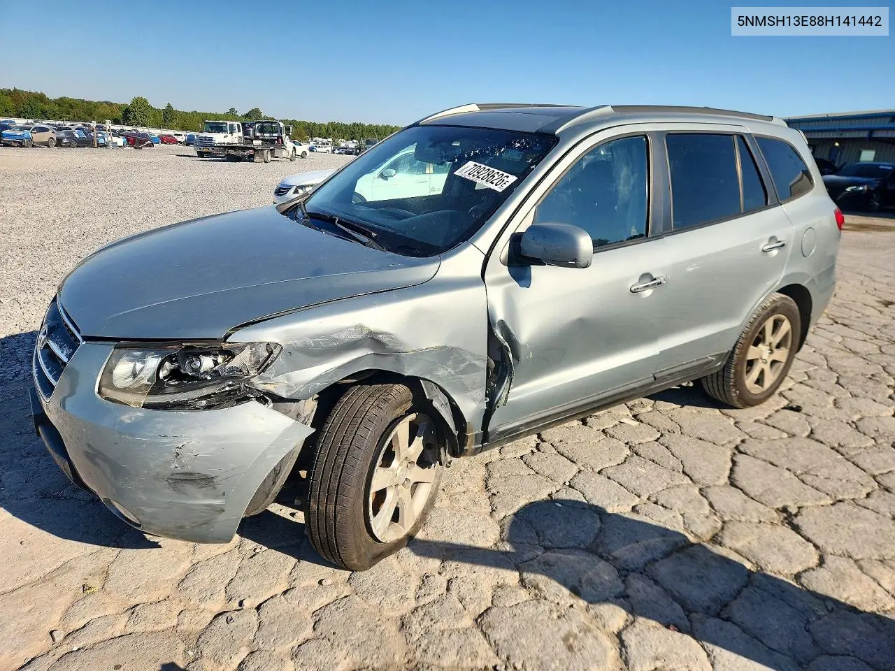 2008 Hyundai Santa Fe VIN 5NMSH13E88H141442 фото 1