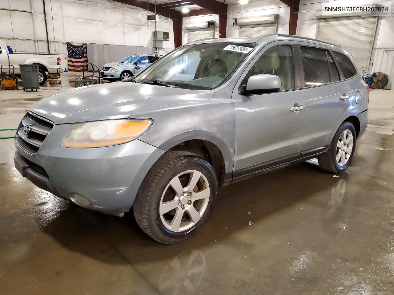 2008 Hyundai Santa Fe Se VIN 5NMSH73E08H203824 фото 1