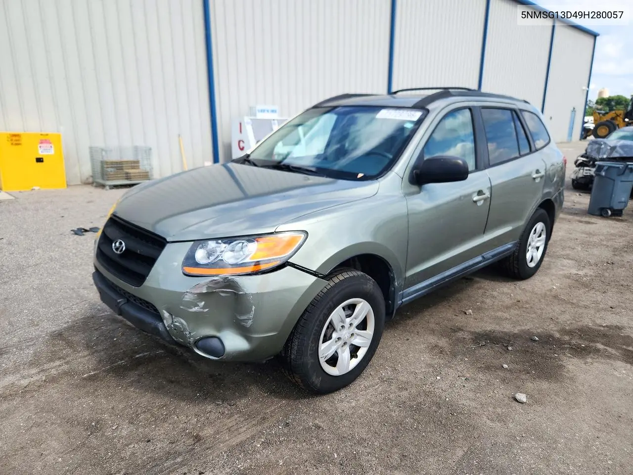 2009 Hyundai Santa Fe Gls VIN 5NMSG13D49H280057 фото 1