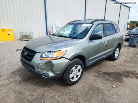 2009 Hyundai Santa Fe Gls VIN 5NMSG13D49H280057 фото 1
