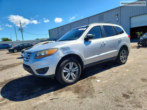 5NMSG3AB3AH394374 Hyundai Santa FE 2010 — повреждение Передняя часть, фото до ремонта