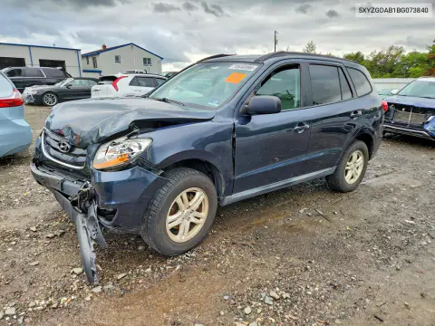 5XYZGDAB1BG073840 — 2011 Hyundai Santa FE, Передняя часть, фото до ремонта