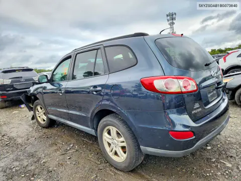2011 Hyundai Santa Fe Gls VIN 5XYZGDAB1BG073840 фото 2