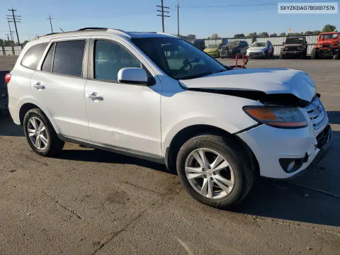 2011 Hyundai Santa Fe Limited VIN 5XYZKDAG7BG007576 фото 4