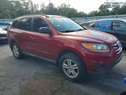 2011 Hyundai Santa Fe Gls VIN 5XYZG3AB5BG034517 фото 4