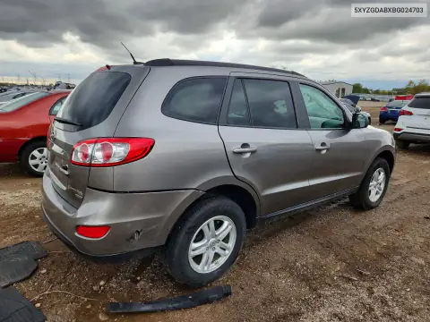 5XYZGDABXBG024703 — 2011 Hyundai Santa FE, фото 3 с аукциона Copart, Задняя часть
