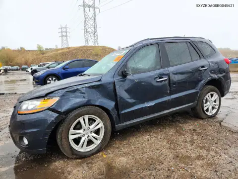 5XYZKDAG0BG045621 — 2011 Hyundai Santa FE, Опрокидывание, фото до ремонта