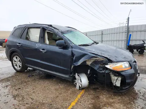5XYZKDAG0BG045621 — 2011 Hyundai Santa FE, фото 4 с аукциона Copart, Опрокидывание