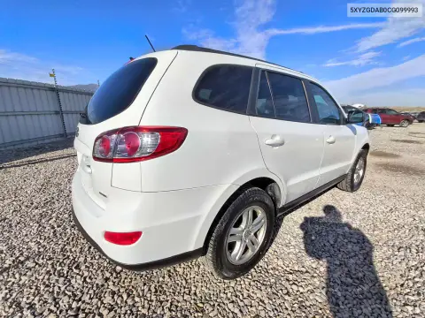 2012 Hyundai Santa Fe Gls VIN 5XYZGDAB0CG099993 фото 3
