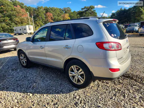 2012 Hyundai Santa Fe Limited VIN 5XYZKDAG9CG159750 фото 2