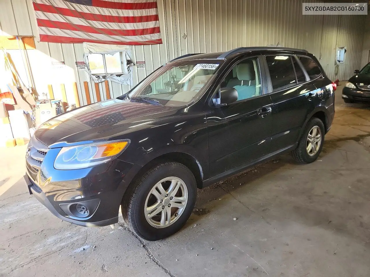 2012 Hyundai Santa Fe Gls VIN 5XYZGDAB2CG160700 фото 1