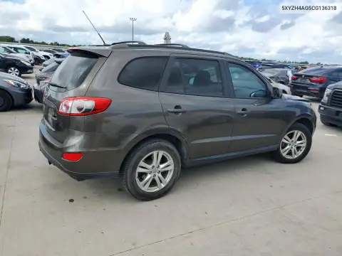 5XYZH4AG5CG136318 — 2012 Hyundai Santa FE, фото 3 с аукциона Copart, Передняя часть