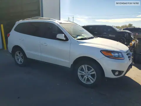5XYZHDAG7CG116782 — 2012 Hyundai Santa FE, фото 4 с аукциона Copart, Задняя часть