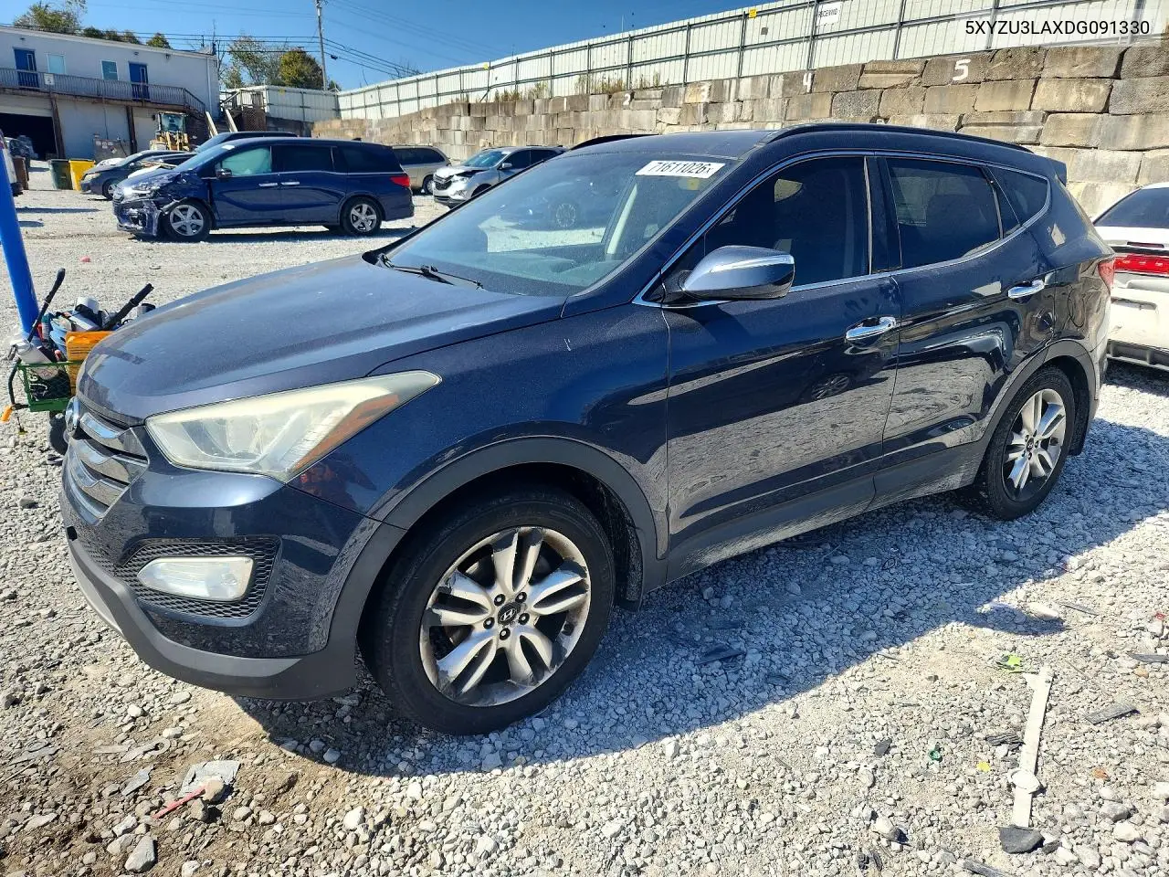 2013 Hyundai Santa Fe Sport 2.0T VIN 5XYZU3LAXDG091330 фото 1