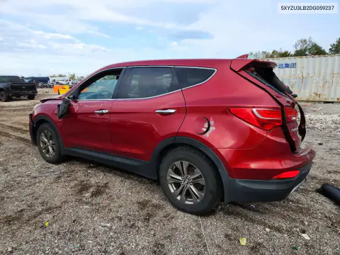 5XYZU3LB2DG059237 — 2013 Hyundai Santa FE, фото 2 с аукциона Copart, Задняя часть