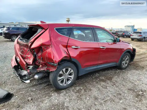 5XYZU3LB2DG059237 — 2013 Hyundai Santa FE, фото 3 с аукциона Copart, Задняя часть