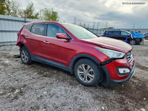 5XYZU3LB2DG059237 — 2013 Hyundai Santa FE, фото 4 с аукциона Copart, Задняя часть