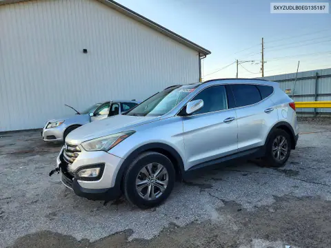 5XYZUDLB0EG135187 — 2014 Hyundai Santa FE, Передняя часть, фото до ремонта